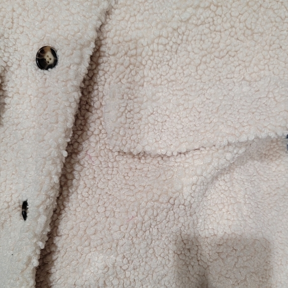 J Crew Natural Cream Teddy Sherpa Jacket XS - Picture 9 of 11